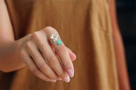 New-Nature-stone-Flower-silver-ring-gemstone (7)46
